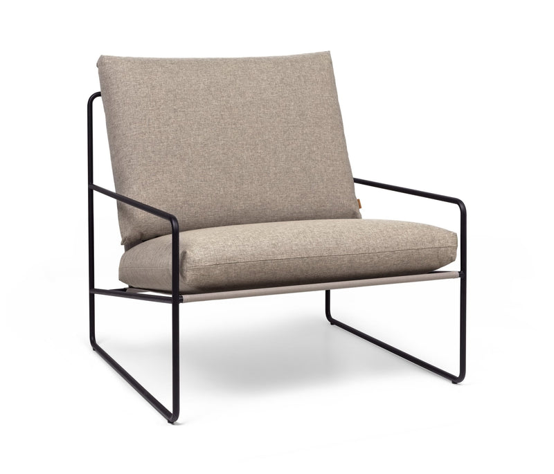 Desert Sofa 1 - Seater - Ferm Living - Sofas - Black/ Chocolate - HORNE