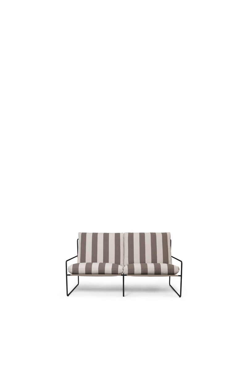 Desert Sofa 2 - Seater - Ferm Living - Sofas - Black/ Chocolate - HORNE
