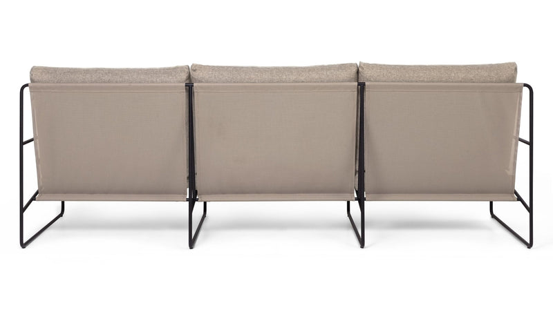 Desert Sofa 3 - Seater - Ferm Living - Sofas - Black/ Chocolate - HORNE