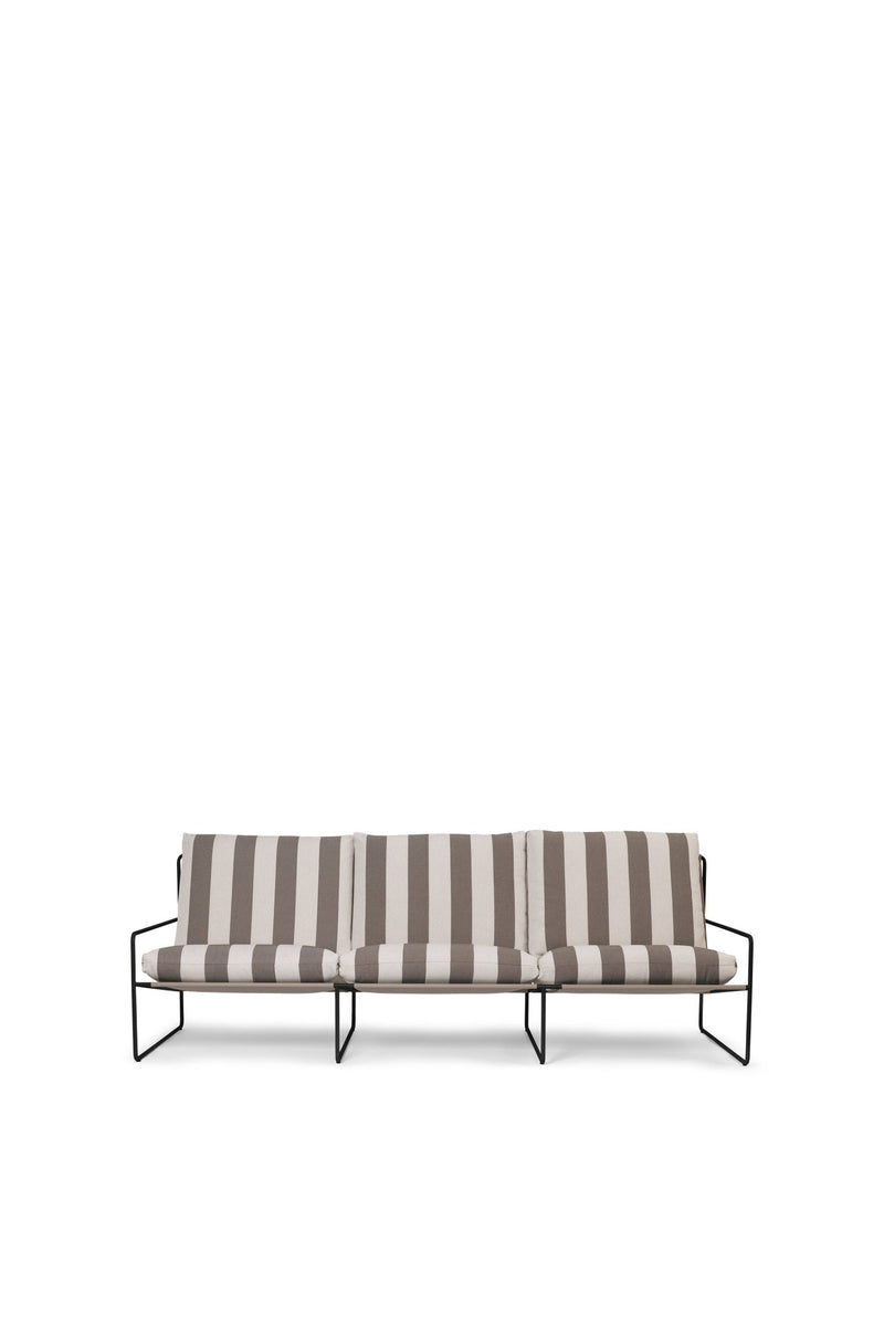 Desert Sofa 3 - Seater - Ferm Living - Sofas - Black/ Chocolate - HORNE