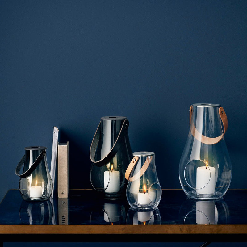 Design with Light Lantern - Smoke - Holmegaard - Candle Holders - 6.5
