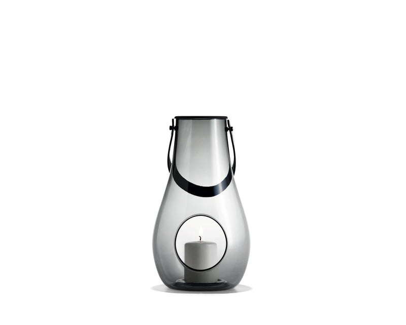 Design with Light Lantern - Smoke - Holmegaard - Candle Holders - 6.5