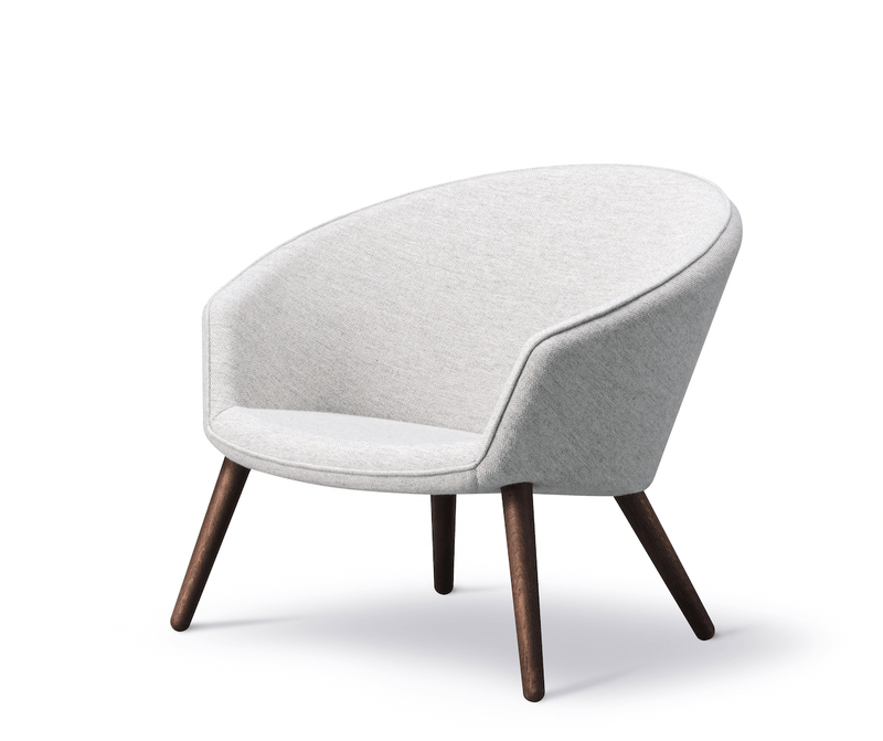 Ditzel Lounge Chair - Smoked Oak - Fredericia - Chairs - Hallingdal 110 - HORNE