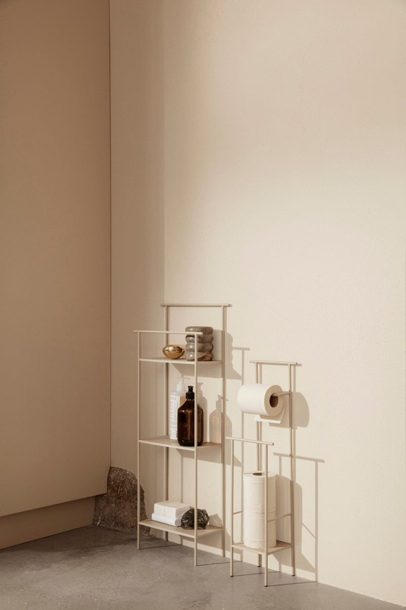 Dora Toilet Paper Stand - Ferm Living - Shelving - Black - HORNE