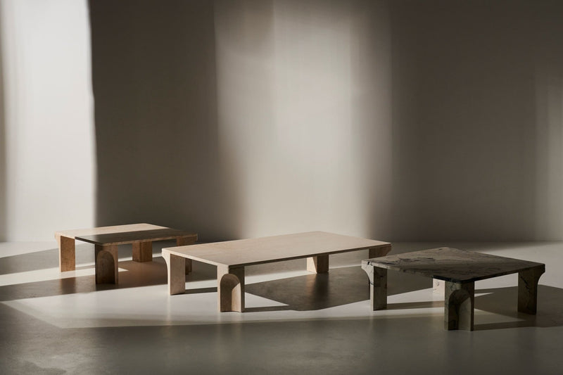 Doric Coffee Table - Gubi - Tables - Square - Electric Grey - HORNE