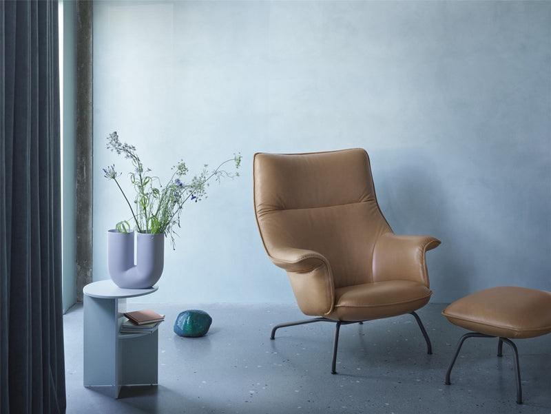 Doze Ottoman - Muuto - Stools + Benches + Ottomans - Ocean 80/Anthracite Black - HORNE