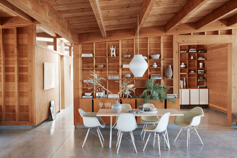 Eames® Molded Fiberglass Armchair – Wire Base - Herman Miller® - Chairs - White - Parchment - Standard Glide - HORNE