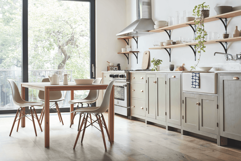 Eames® Molded Plastic Side Chair – Dowel Base - Herman Miller® - Chairs - White - Natural Maple - Black - HORNE