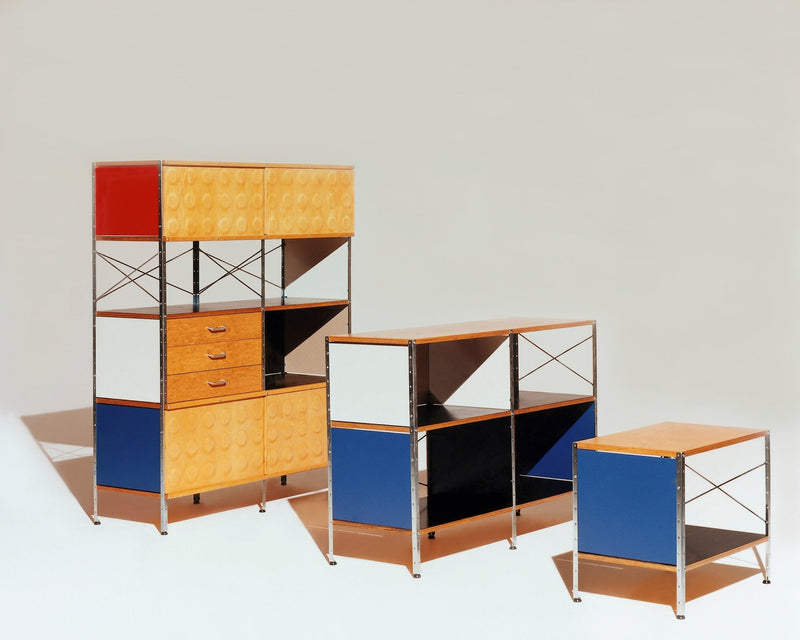Eames® Storage Unit - 1x2 - Herman Miller® - Storage + Organization - Natural - Black - HORNE
