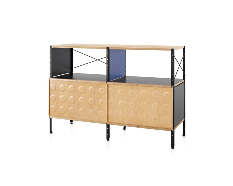 Eames® Storage Unit - 2x2 - Herman Miller® - Storage + Organization - Standard - Multicolor - Black - HORNE