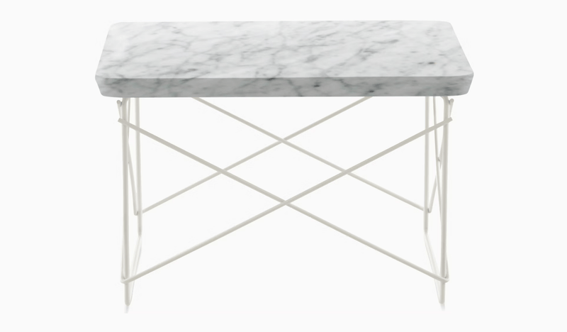 Eames® Wire Base Low Table - Herman Miller® - Tables - White Ash - Black - HORNE