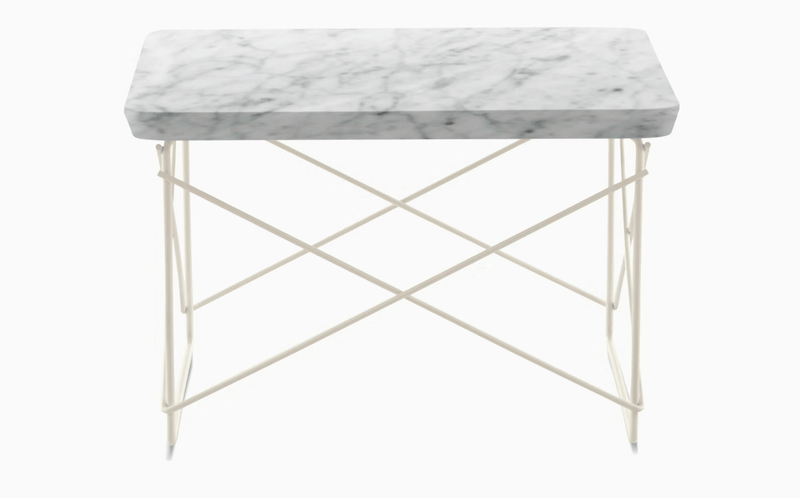 Eames® Wire Base Low Table - Herman Miller® - Tables - White Ash - Black - HORNE