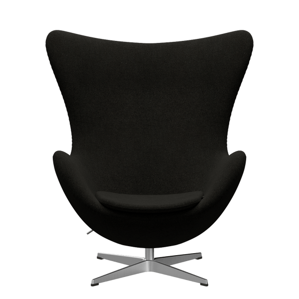Egg™ Lounge Chair - Fritz Hansen - Chairs - Hallingdal 173 - Satin Polished Aluminum - HORNE