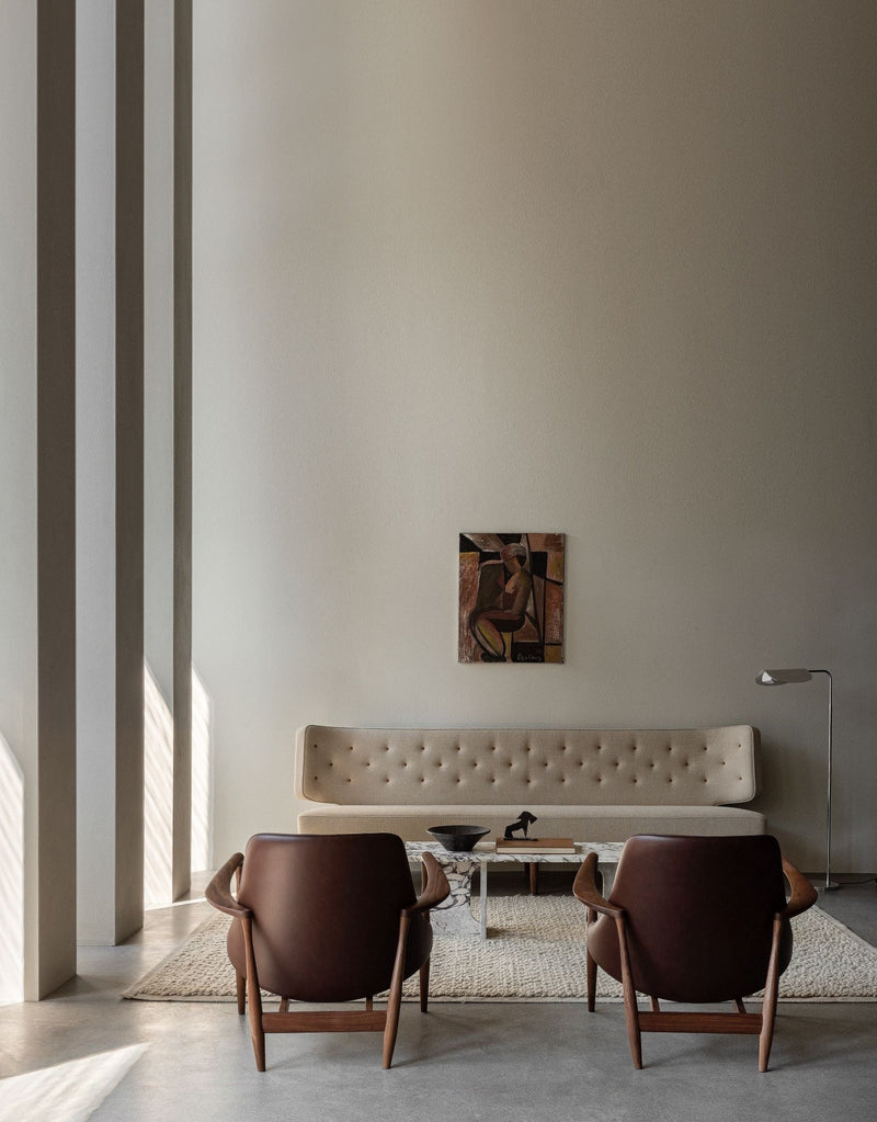 Elizabeth Lounge Chair - Audo Copenhagen Chairs - Natural Oak - Dunes Leather - Cognac - HORNE