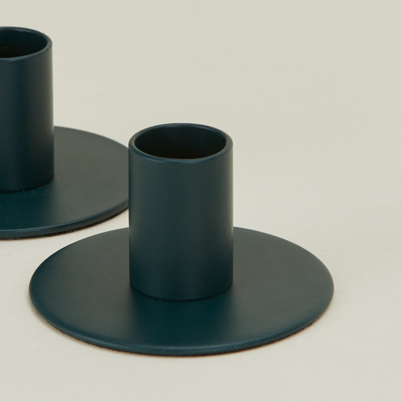 Essential Metal Candle Holder - Set of 2 - Hawkins New York - Candle Holders - Ivory - HORNE