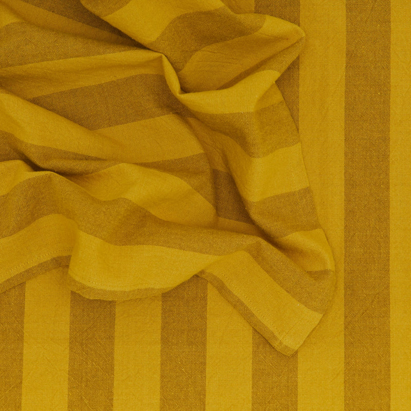 Essential Striped Dinner Napkin - Set of 4 - Hawkins New York - Kitchen + Table Linens - Ivory/ Flax - HORNE