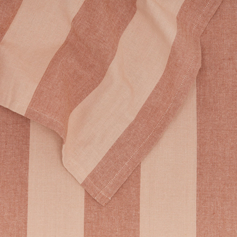Essential Striped Tablecloth - Hawkins New York - Kitchen + Table Linens - Ivory/ Flax - HORNE