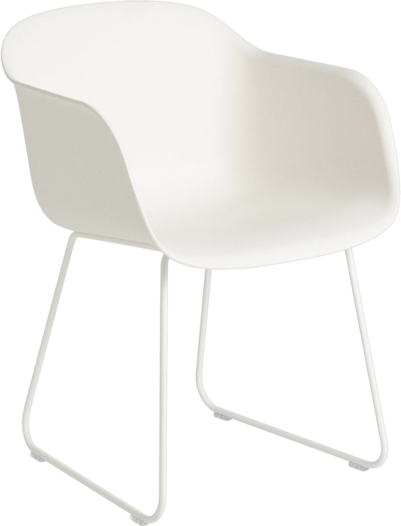 Fiber Armchair - Sled Base - Muuto - Chairs - Black Shell & Black Base - HORNE