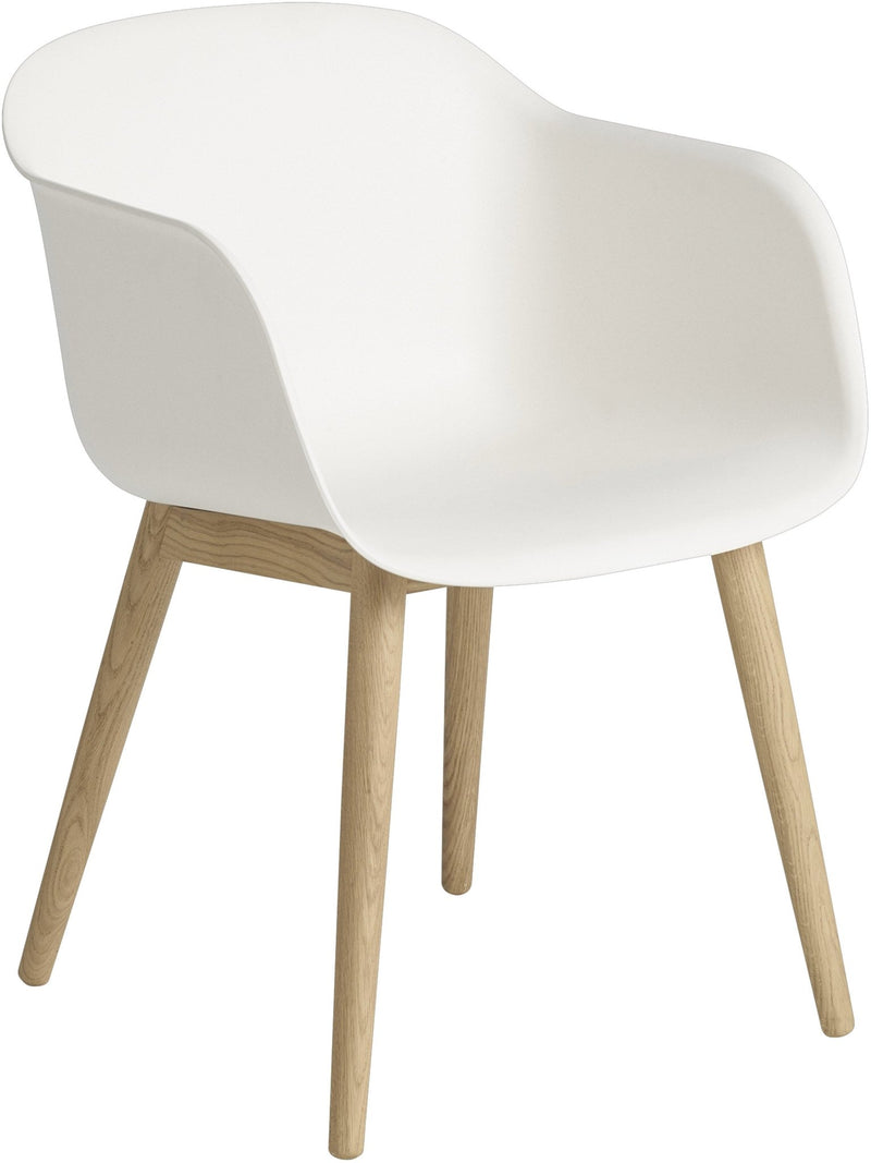 Fiber Armchair - Wood Base - Muuto - Chairs - Black Shell & Black Base - HORNE