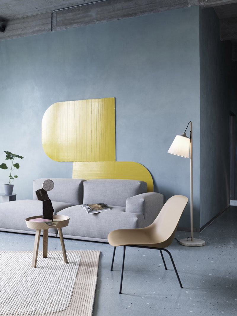 Fiber Lounge Chair - Muuto - Chairs - Tube Base - White Shell - HORNE