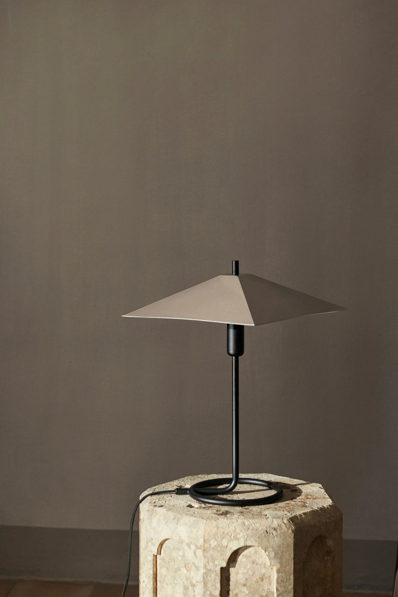 Filo Table Lamp - Square - Ferm Living - Tables + Desks - Black/ Black - HORNE
