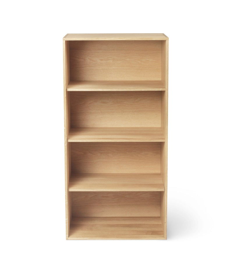 FK63 Deep Bookcase Upright - 2 Partitions - Carl Hansen & Son - Shelving - HORNE
