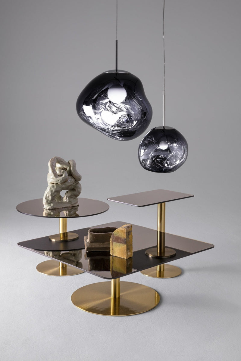 Flash Table - Square - Tom Dixon - Tables + Desks - Brass - HORNE