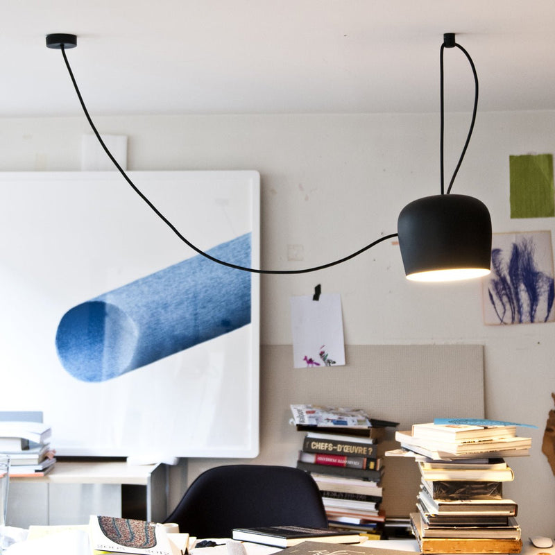 Flos AIM Multi - Pendant Canopy - Flos - Pendants - Black - HORNE