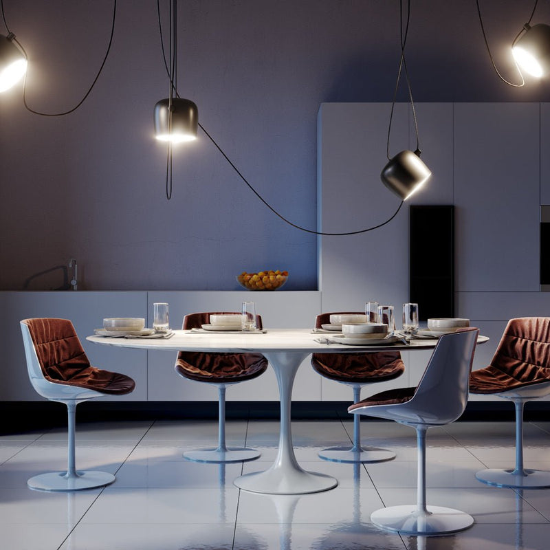 Flos AIM Multi - Pendant Canopy - Flos - Pendants - Black - HORNE