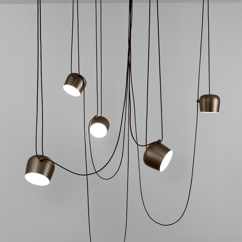 Flos AIM Multi - Pendant Canopy - Flos - Pendants - Black - HORNE