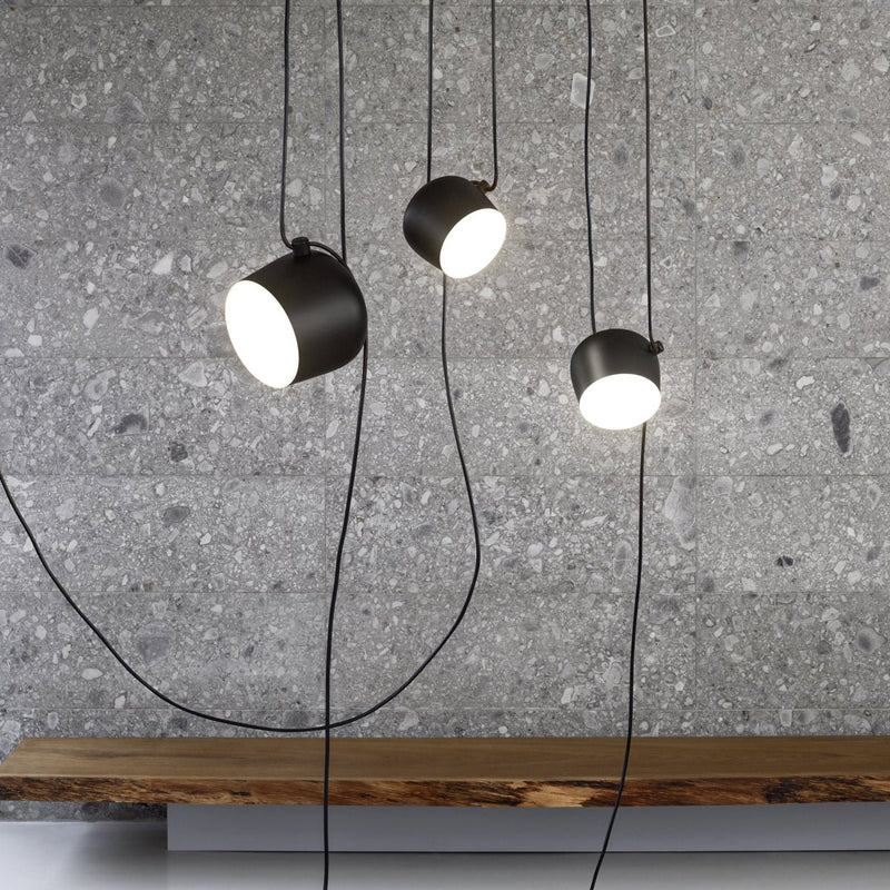 Flos AIM Multi - Pendant Canopy - Flos - Pendants - Black - HORNE
