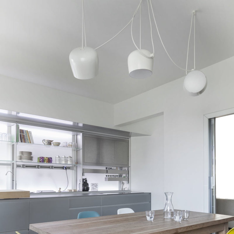 Flos AIM Multi - Pendant Canopy - Flos - Pendants - Black - HORNE