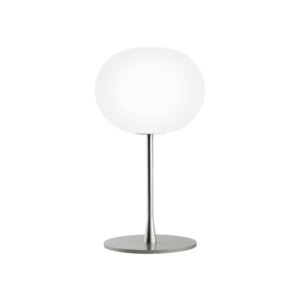 Flos Glo - Ball Modern Dimmable Table Lamp - Flos - Table + Task - Silver - T1 - 13" D - HORNE