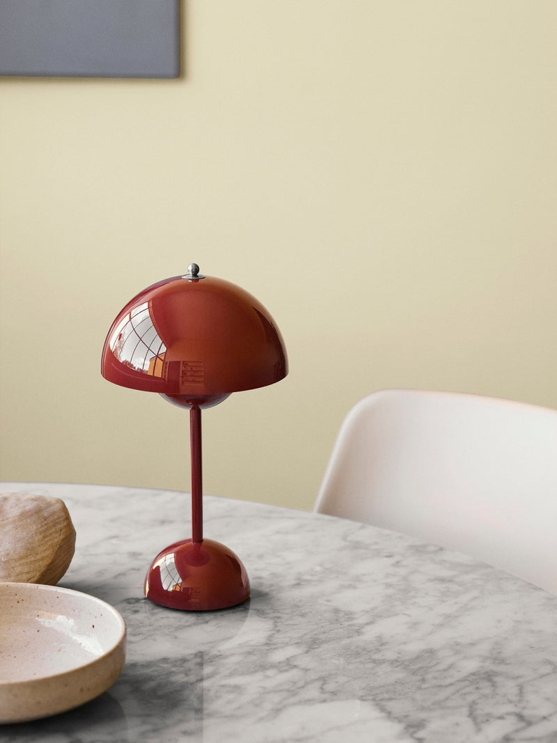 Flowerpot VP3 Table Lamp - &Tradition - Table + Task - Matte White - HORNE