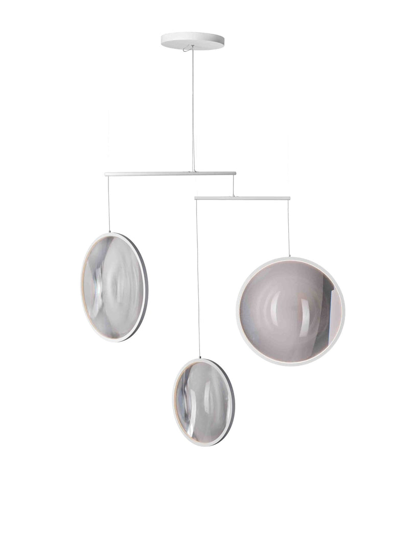 Focus Chandelier - DCW Editions - Chandeliers - 3 Discs - Black - HORNE