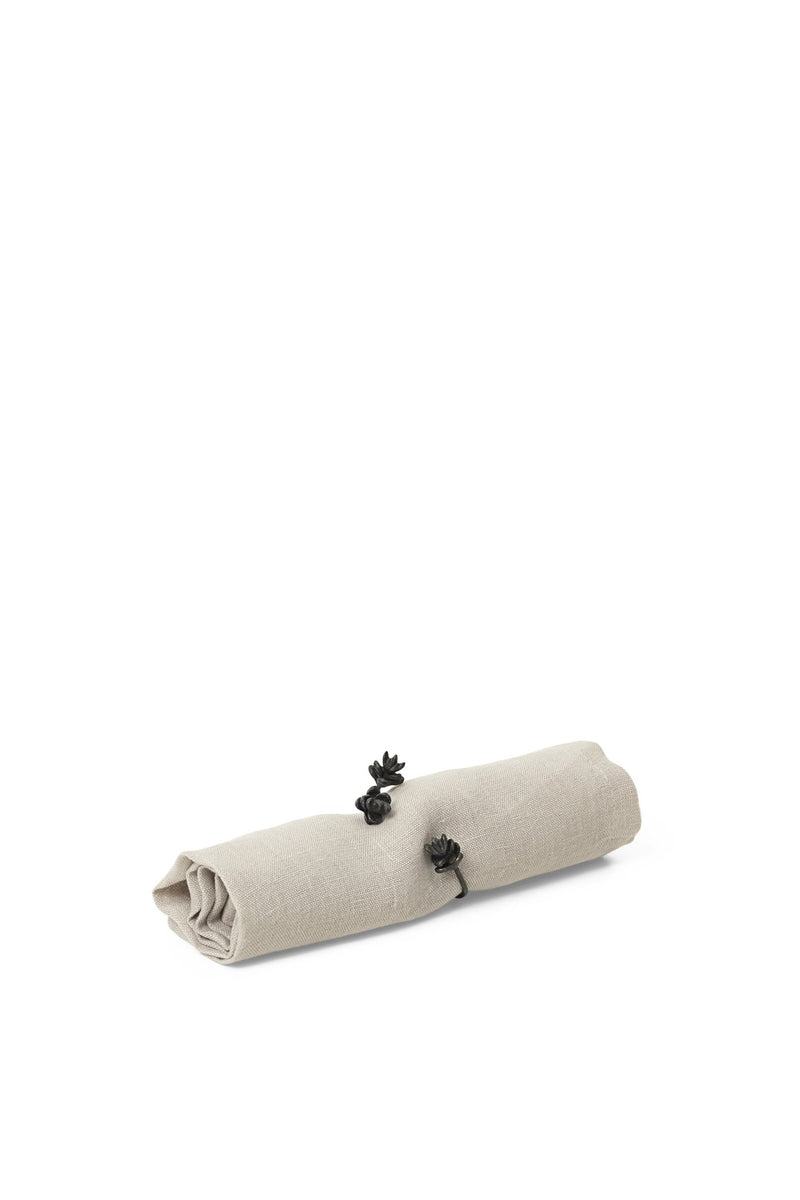 Forest Napkin Rings - Set of 4 - Ferm Living - Kitchen Tools - Brass - HORNE