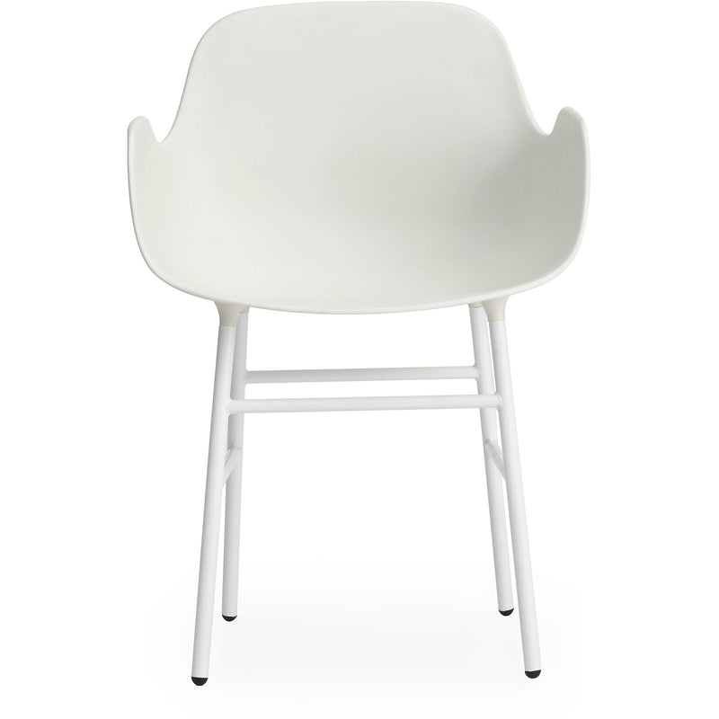 Form Armchair - Normann Copenhagen - Chairs - Black - Lacquered Steel - HORNE