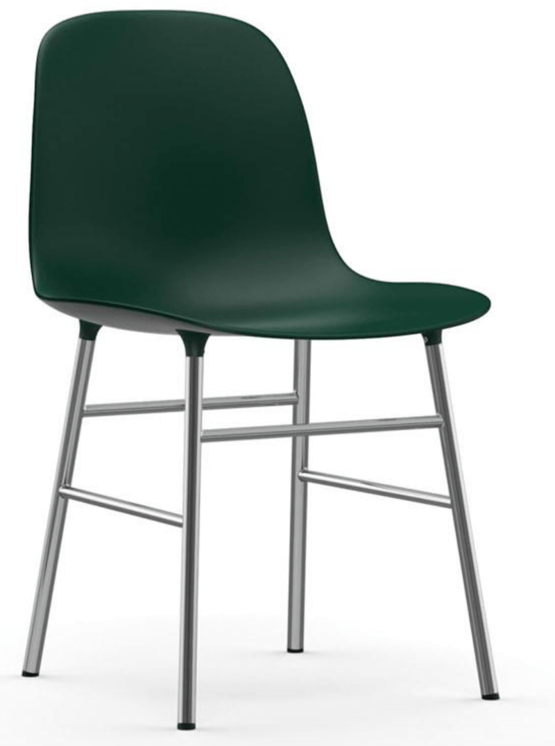 Form Chair - Chrome - Normann Copenhagen - Chairs - Blue - HORNE