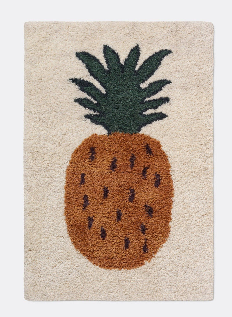Fruiticana Tufted Rug - Ferm Living Rugs - Small - Pineapple - HORNE