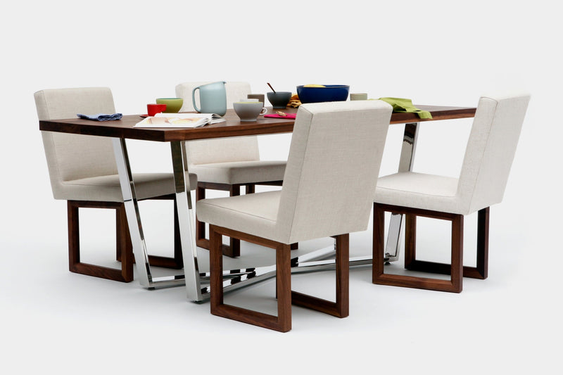 GAX X Walnut Dining Table - 36