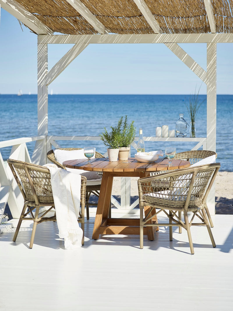 George Teak Round Table - Sika Design - Outdoor Furniture - Medium - 47