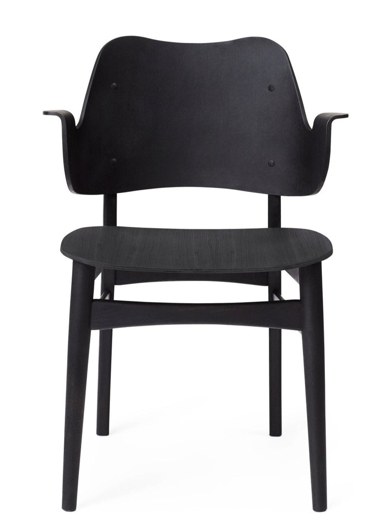 Gesture Dining Chair - No Upholstery - Warm Nordic - Chairs - Black Oak - HORNE