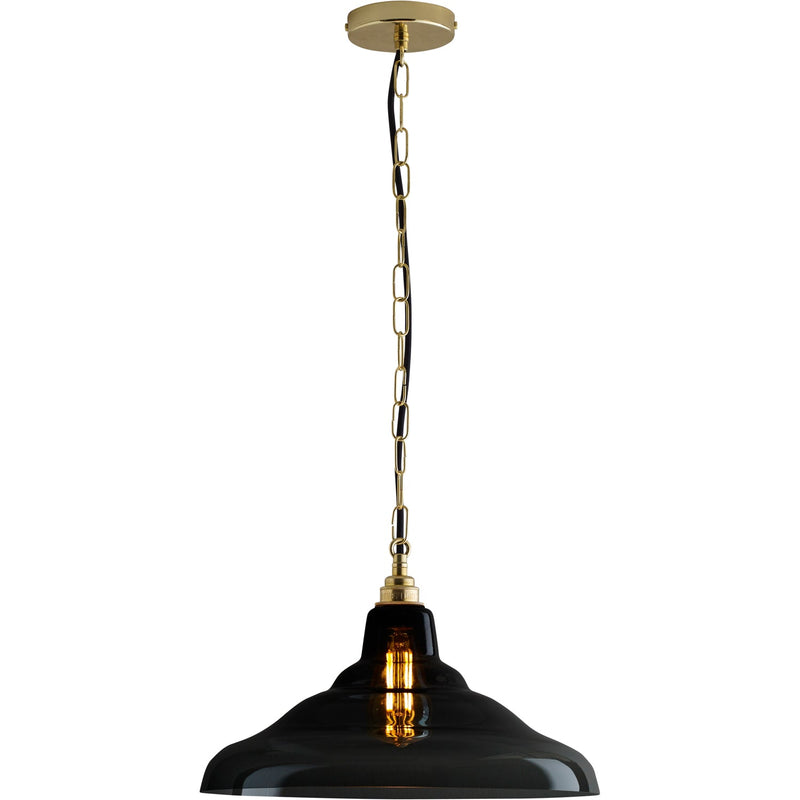 Glass School Pendant Light Size 2
