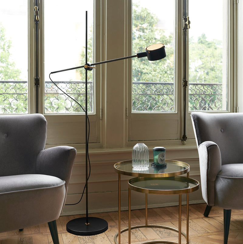 G.O. Floor Lamp - Oluce - Floor Lamps - Scarlet Red - HORNE
