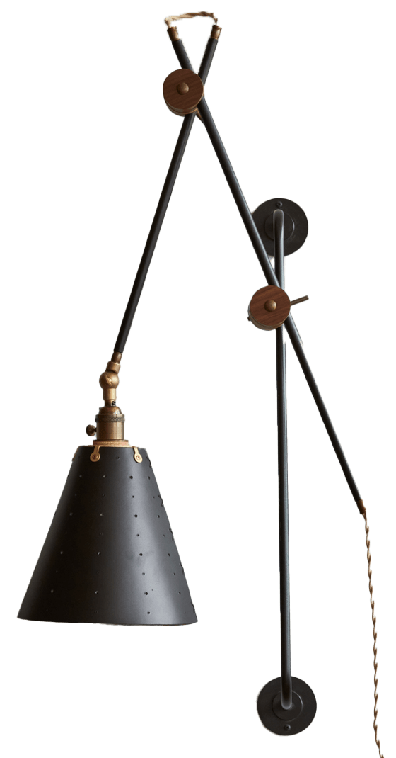 Grace Wall Lamp - Lostine - Wall Sconces - Black - HORNE