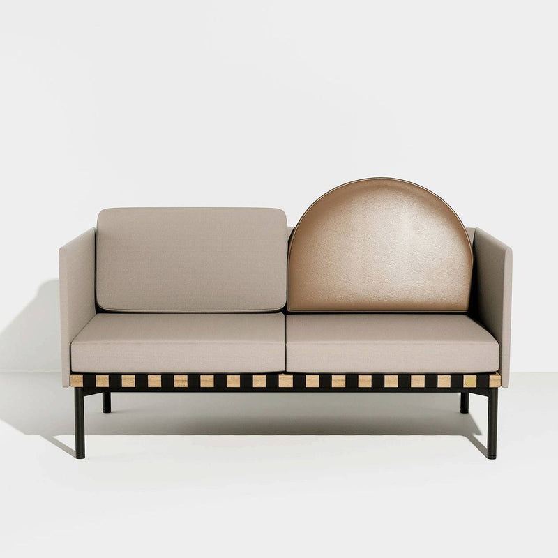 Grid 2 - Seater Sofa - Petite Friture - Sofas - Grey - Black - HORNE