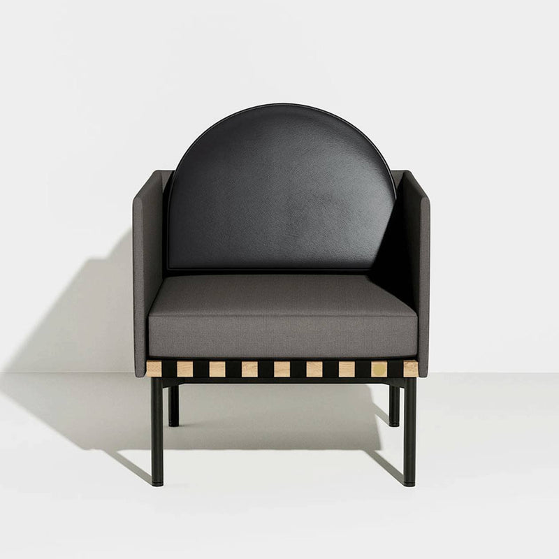 Grid Armchair - Petite Friture - Chairs - Grey - Black - HORNE