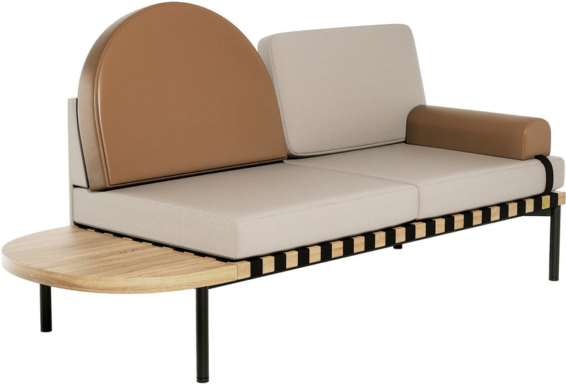 Grid Daybed - Petite Friture - Sofas - Grey - Black - HORNE