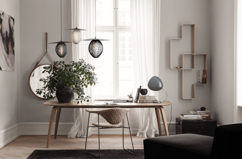 Gubi Dining Table Elliptical - Gubi - Tables + Desks - Black Stained Ash - HORNE