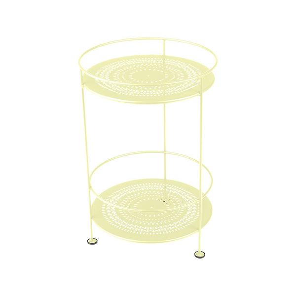 Guinguette Side Table - Fermob - Outdoor Furniture - Frosted Lemon - HORNE